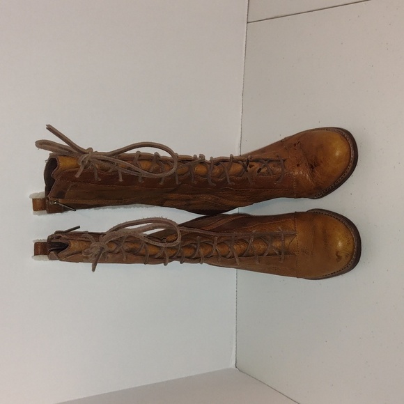 Ugg Camille Lace Up Heel Boot with Fur Detail - Picture 3 of 13